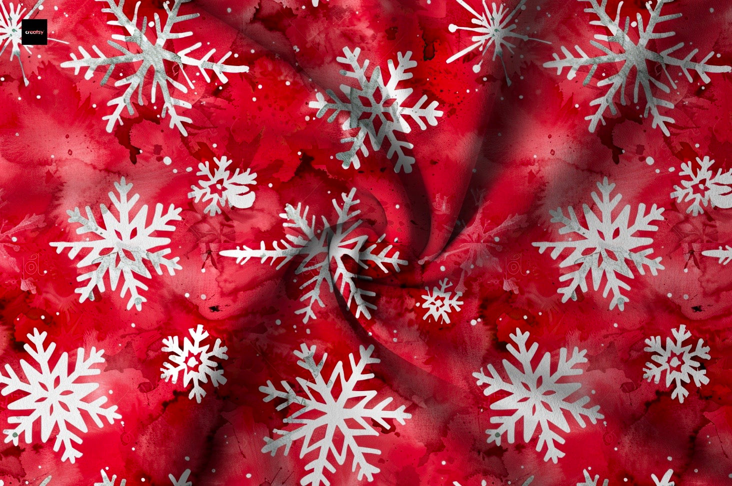 Rot Schneeflocken Wintervorbestellung